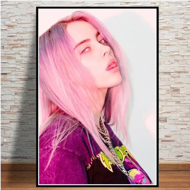 Скандинавские настенные художественные картины на холсте Billie Eilish плакат певица звезда Модульная картина Hd рисунок украшение дома для гостиной - Цвет: Nordic ZZ13084-14