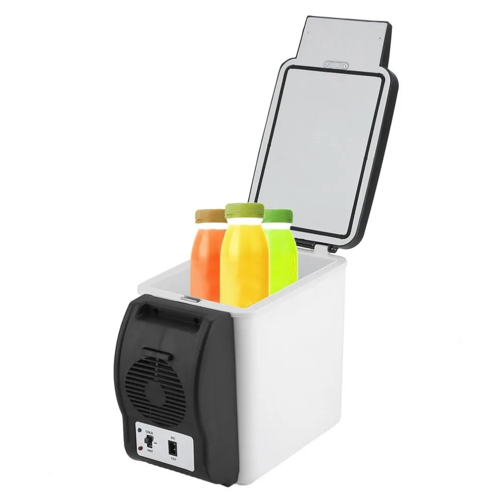

Portable 6L Car Truck Electric Refrigerator Truck Travel Household Refrigerator Min Multi-Function Fridge Warmer Cooler Freezer