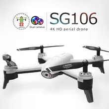 SG106 WiFi FPV RC Drone 4K 720P/1080P HD Camera Optical Flow single/Dual Camera Aerial Video RC Quadcopter Aircraft Helicopter