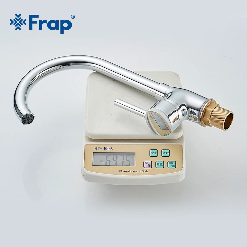 Смеситель для кухни Frap Y40092 медный/серебристый смеситель с одной ручкой|Смесители