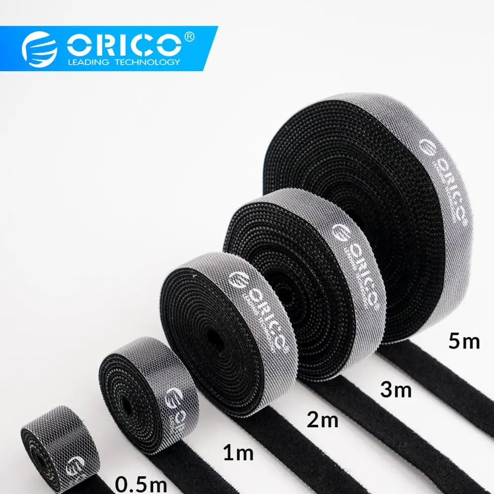 

ORICO Cable Organizer USB Cable Winder for iPhone Samsung Earphone Holder Mouse Cord Protector HDMI Cable Management-Black/White