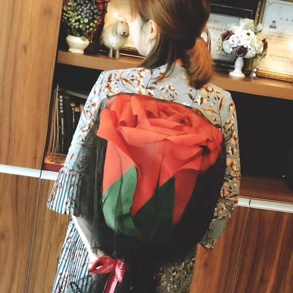 Новинка супер большая гигантская Роза вечный Цветок День святого Валентина цветы из материала pe 70*28*28 см
