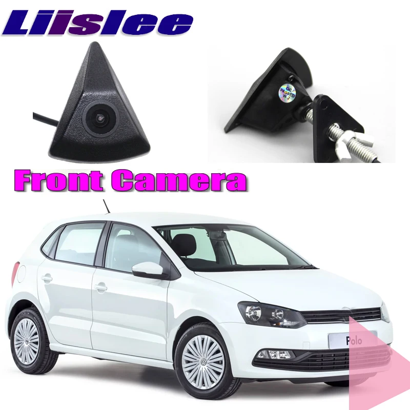 

LiisLee Car Front Camera LOGO CAM Front Grille For Volkswagen VW Polo 6R / 6C / 61 2009-2017 DIY Manually Control Front Camera