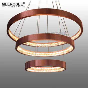 

Modern LED Pendant Light Fuxtire LED Rings Acrylic Hanging Lighting Lustres 3 Circle Luminaires for Living Dining Room
