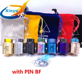 

Goon v1.5 RDA Atomizer 528 RDA e-Cigarette Atomizer Tank 24mm Rebuildable Drops Adjustable with pin BF vs Apocalypse GEN 25 RDA