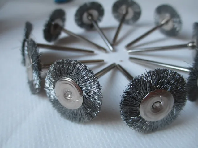Fixmee 50pcs Stainless Steel Wire Wheel Brushes for Die Grinder ...