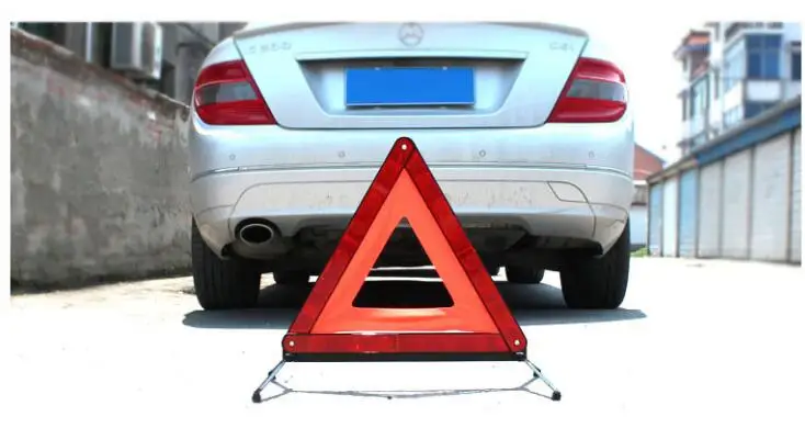 Предупреждающий знак автомобиля Авто треугольник светоотражающий аварийный сбой Безопасности Штатив стоп наклейки для парковок сложенная транзитная дорога Предупреждение