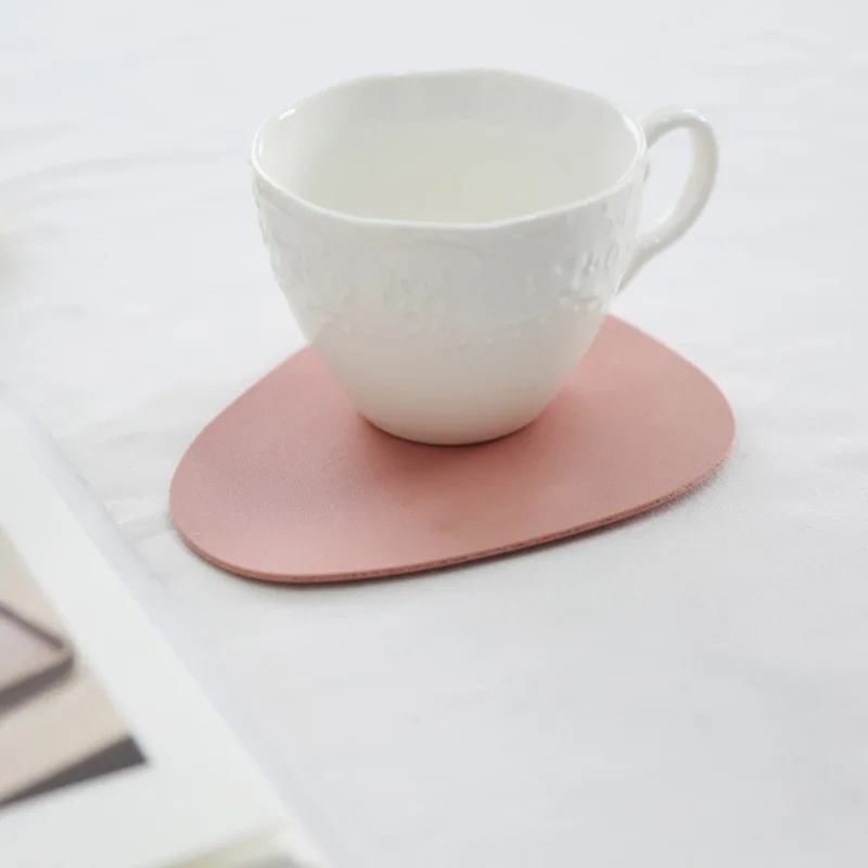 1 قطعة طبق عاء حامل الجدول حصيرة بو الجلود كوستر سادة المياه مقاومة الحرارة العزل المضادة للانزلاق ل المطبخ طاولة طعام