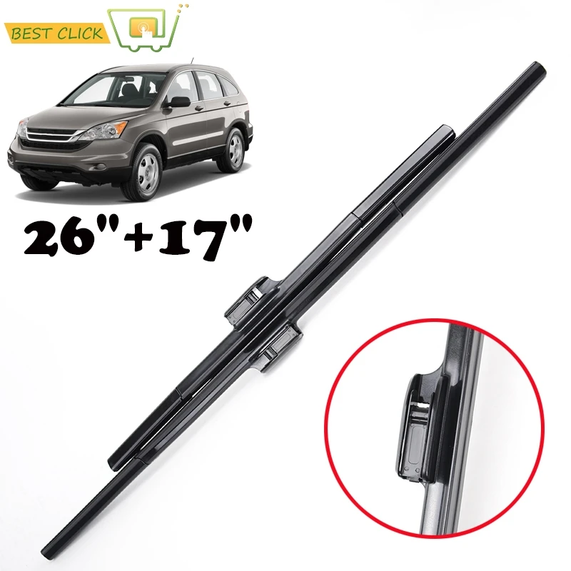 

Misima 26"&17" Windscreen Wiper Blades For Honda CRV CR-V 2007 2008 2009 2010 2011 3rd Generation Windshield Front Window Wiper