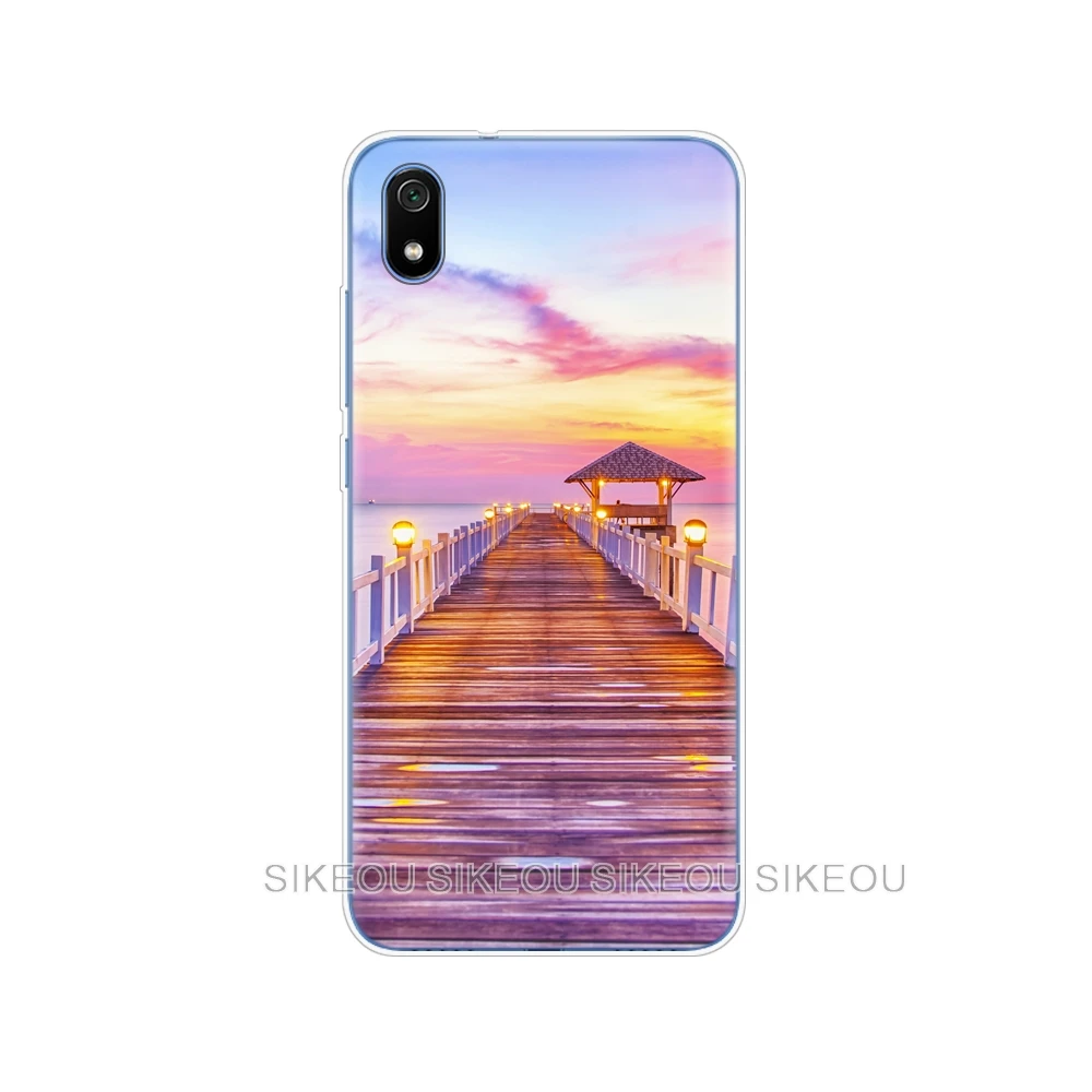 Силиконовый чехол для xiaomi redmi 7a, чехол s, полная защита, мягкая задняя крышка из ТПУ для redmi 7 a, бампер hongmi 7a, чехол для телефона - Color: 34634