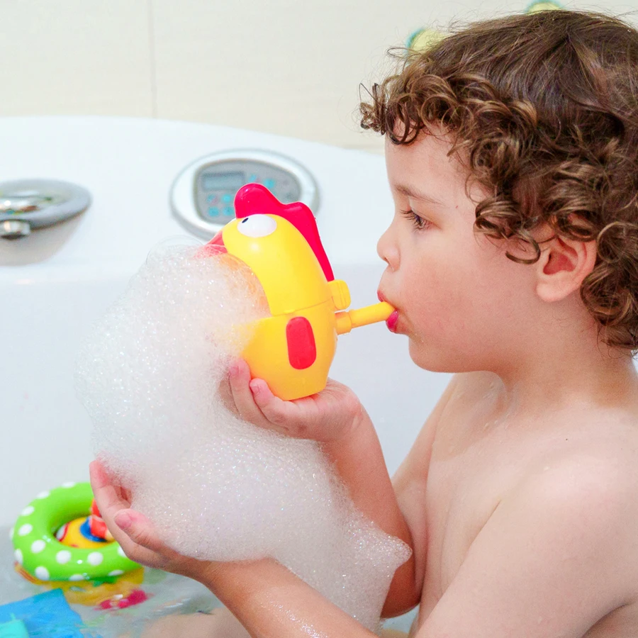 Fisher price nickelodeon bubble guppies molly deema and frog bath squirters toy