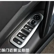 Car Accessories Matte ABS Windows nt decoration sequins Cover ABS Chrome plate For Peugeot 308 SW Rear View 5-door