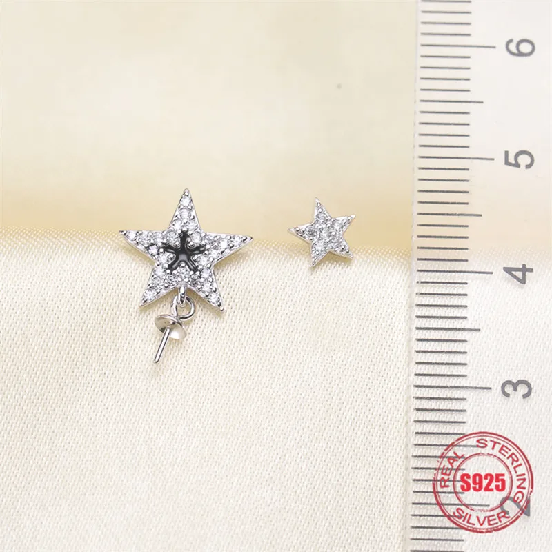 

Genuine S925 Sterling Silver Stud Earrings Dangle Earrings Hoop Earrings Blank Base Supplies for DIY Accessories Jewelry Making