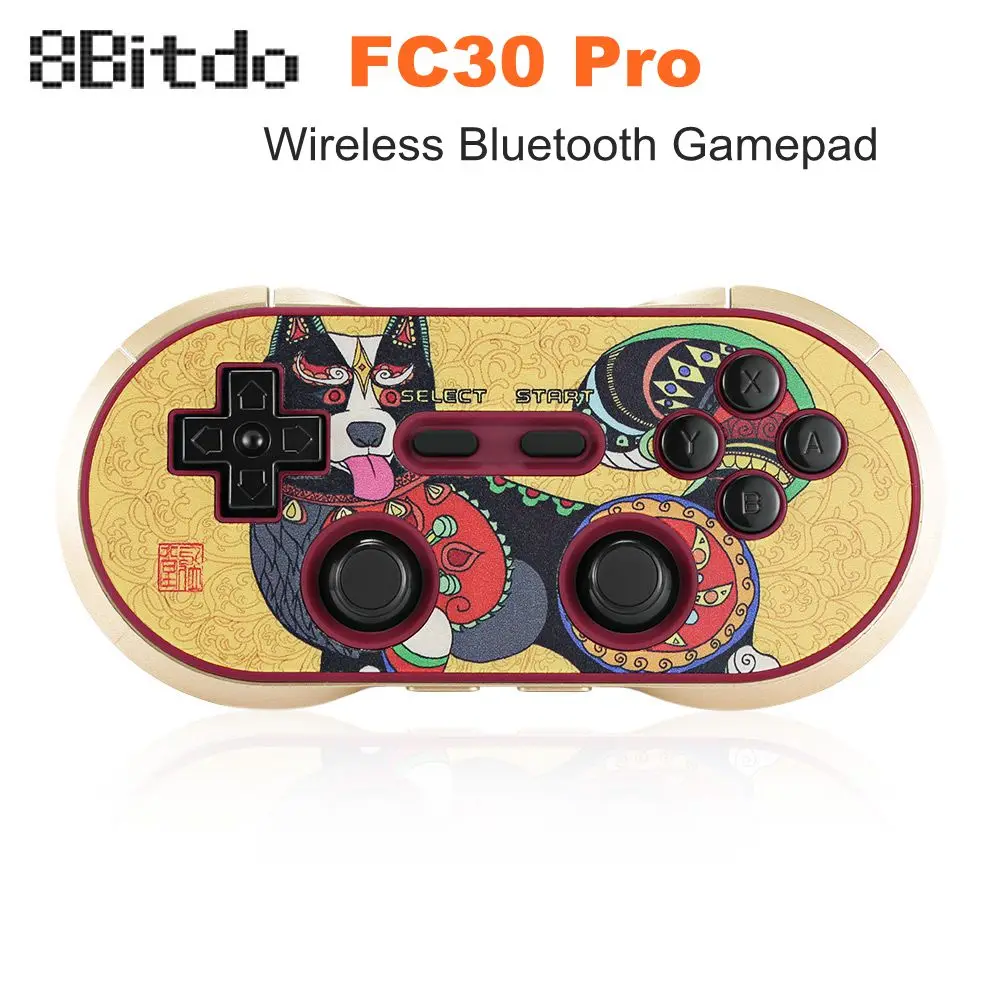 8Bitdo FC30 Pro Wireless Bluetooth Gamepad Controller Dual Classic Joystick Limited Edition For Android PC Mac Linux | Электроника