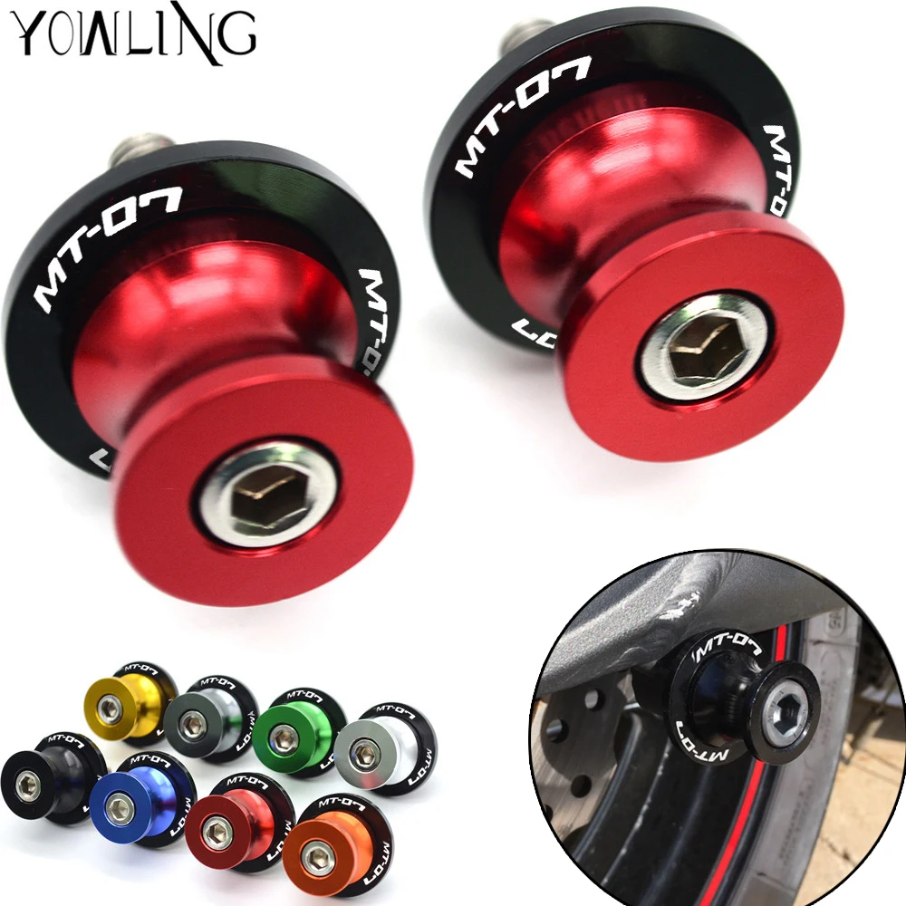 Motorcycle accessories Motorcycle CNC Swingarm Sliders Spools for yamaha MT07 MT-07 MT 07 FZ07 FZ 07 FZ-09 mt09 mt-09 mt 09 MT10