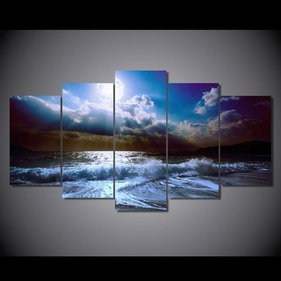 Online kopen wholesale moon golven uit china moon golven ... Woonkamer deco van verklaringen