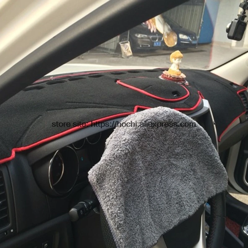 Двухслойный коврик для приборной панели changan CS35 2012 2016 из силикагеля автомобиля