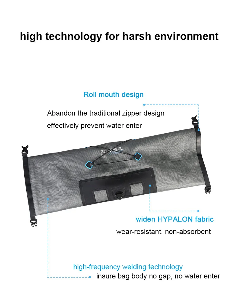 ROSWHEEL 12L полная водонепроницаемая сумка для велосипеда передний руль MTB дорожные сумки велосипедные аксессуары для велосипеда 2 шт./компл