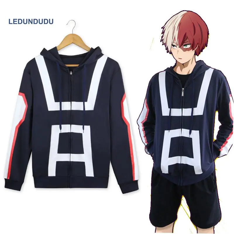 

Boku no Hero Academia Todoroki Shoto Coat My Hero Academia Men Cosplay Costume Jackets for Spring Autumn Plus size