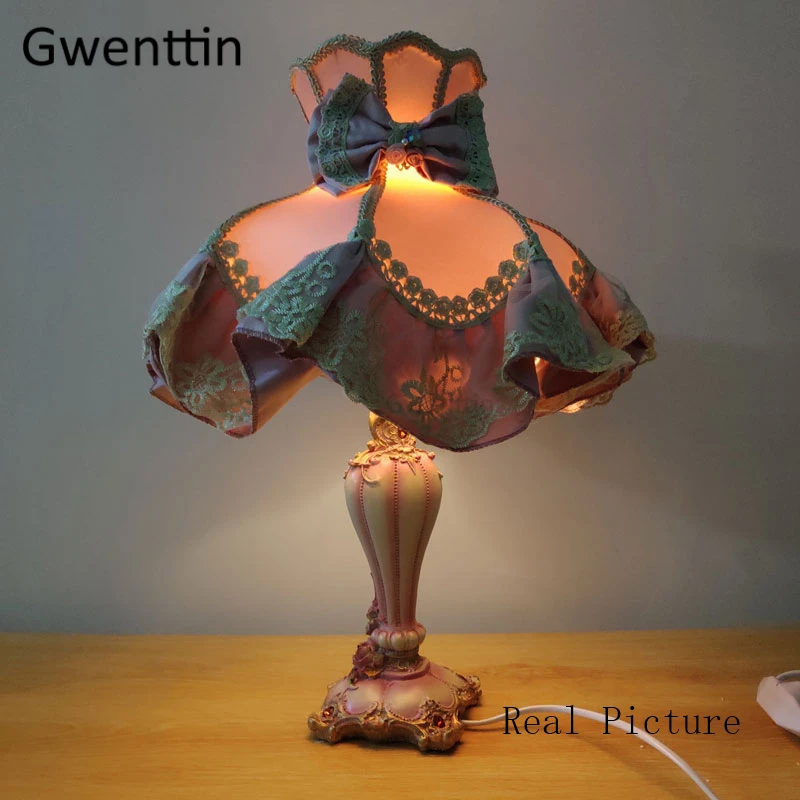 Candeeiros de Mesa Luminárias para o Quarto da Menina Princesa Moderna Suporte Cabeceira Lâmpada Mesa Casamento Decoração Casa Luminária Led 29 luminárias para o quarto da menina cabeceira