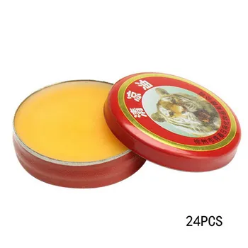 

24Pcs Red Tiger Head Menthol Balm Refreshing Relief Headache Essential Oil Summer Insect Repellent Herbal Remed