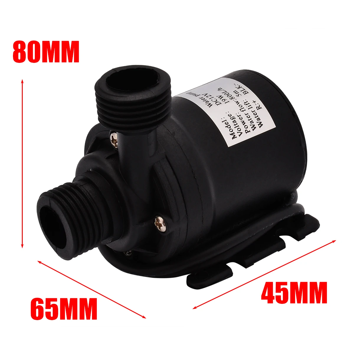Water Pump Ultra Quiet Mini Lift 5M 800L/H DC12VAB Waterproof  Brushless Motor Submersible Water Pump