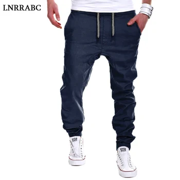 

Fashion 1PC Casual Spring/Autumn Men Collapse Cross-Pants Tether Asian Size M-5XL Mid Waist Hip-hop Street Drawstring Male Pants
