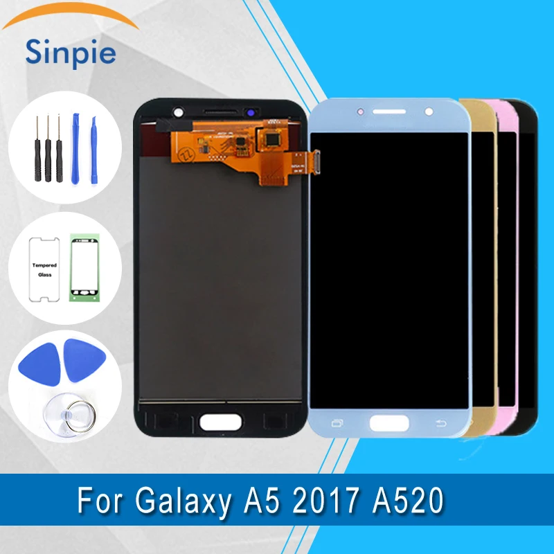 

For SAMSUNG GALAXY A5 2017 A520 SM-A520F LCD Display Touch Screen Digitizer LCD A5 2017 Assembly Replacement LCD 100% Tested