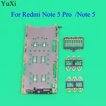

for Xiaomi Redmi Note 5 Pro/note5 Card Reader Nano SIM Micro SD Card Slot Reader Connector Socket Holder Tray Repair Spare Parts
