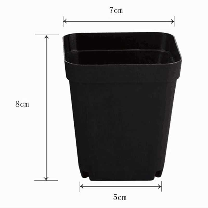 36 шт./компл. Пластик Кассета для рассады горшки питомники квадратные горшки для цветов для запуска рассады или суккуленты-черный