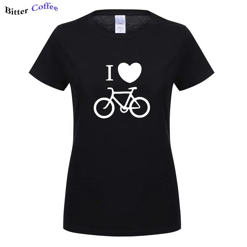 

Sport Bike Love Cycling Print Tshirt Women Tops Summer Short Sleeve O-Neck Tee Shirt Femme Cotton T Shirt Women Harajuku T-shirt