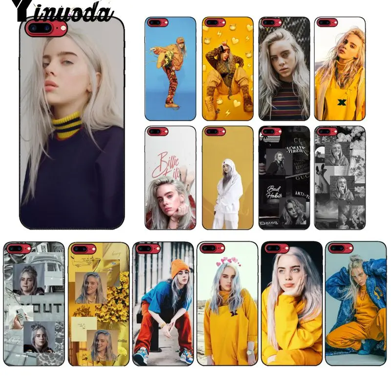 

Yinnuoda Billie Eilish Hot Music Singer Star Custom Photo Phone Case for Apple iPhone 8 7 6 6S Plus X XS MAX 5 5S SE XR Cover