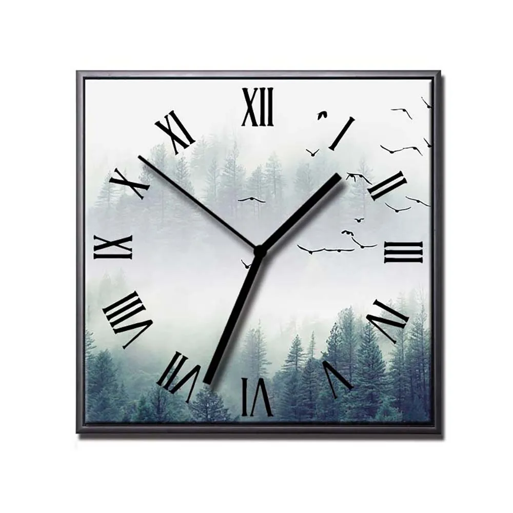 Buy Wall Clock Frame Forest Landscape Posters and