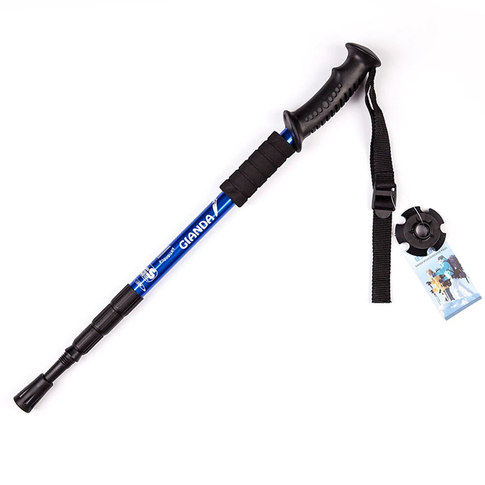 Camping Hiking Walking Trekking Trail Poles Ultralight 4 Section Anti