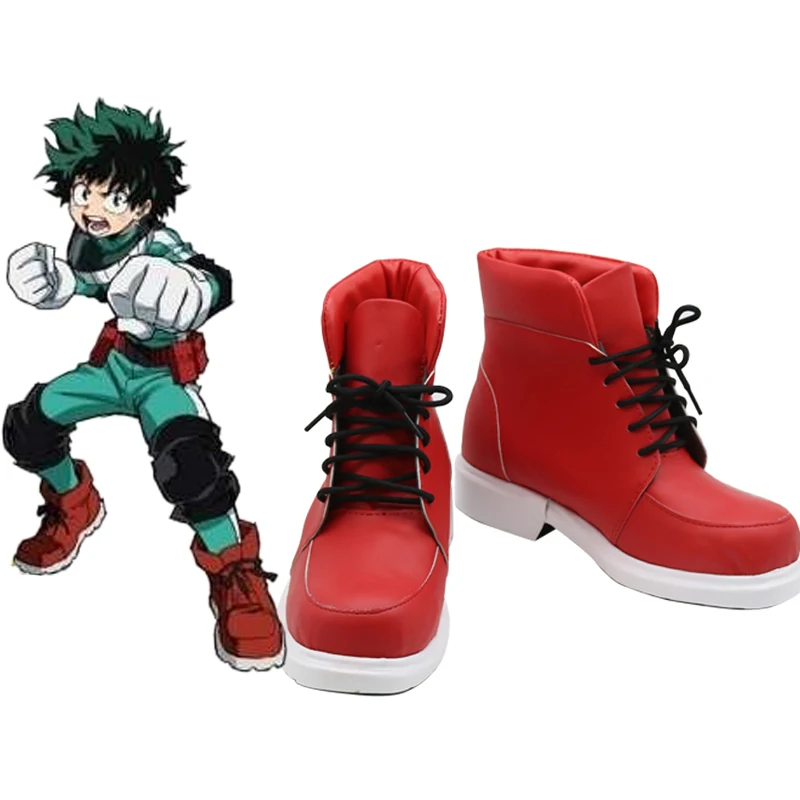 Boku No Hero academic Shoe Izuku Midoriya/Обувь для косплея Todoroki Shoto Bakugou Katsuki Kirishima Eijiro