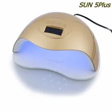 Солнце 5 плюс 72 Вт Сушилка для ногтей Nail лампы отверждения светодио дный гель лак для ногтей с 4 таймера профессиональные для ногтей дома и салон