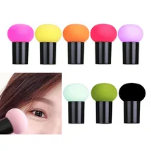 1 шт. Грибная Косметическая пуховка не латексная пудра для основы макияжа гладкая пуховка сухая влажная двойная губка для макияжа Косметические Инструменты для путешествий