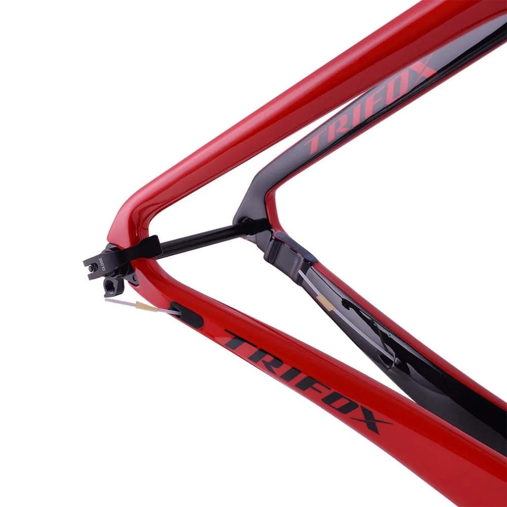 Best Matte Black And Glossy Carbon Road Bike Frame Disc Brakes Di2 BSA BB68 Carbon Fibre Road Cycling Race Bicycle 14