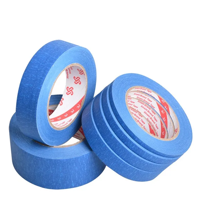 Blue Masking Tape 50 Meter For Car Painting Wall Nail Blue Masking Tape 50 Meter For Car Painting Wall Nail Decoration Spray Paint Can Written