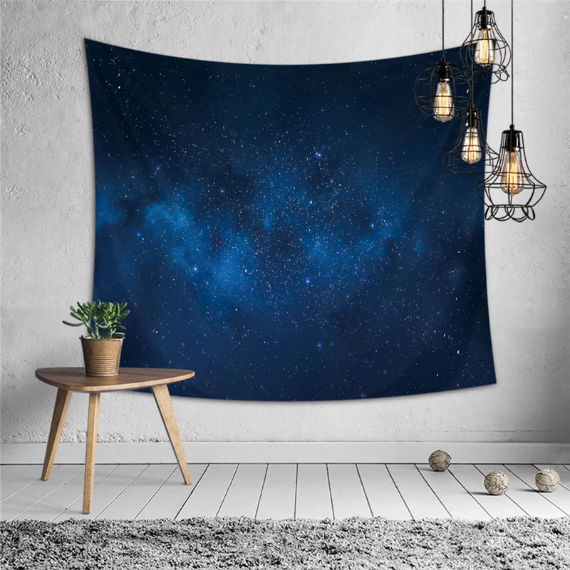 Гобелен на стену с принтами Галактики, небесного тела, Вселенная мандала, Настенный Ковер, одеяло, украшение, Детские Полиэстеровые гобелены