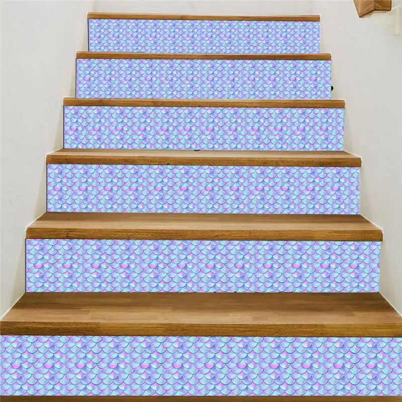 

Wall Sticker 3D Simulation Stair Stickers Waterproof Wall Sticker DIY Home Staircase Decoration Print Sticker Fashion Hot New F7