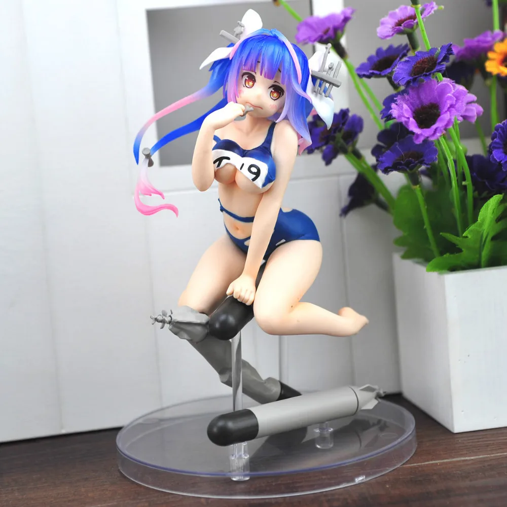 Free Shipping Japanese Anime Kantai Collection Action Figure 15cm Anime font b Sex b font font