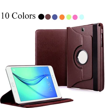 

Luxury Tablet Cover Case for Samsung Galaxy Tab A 9.7 Inch SM-T550 T555 Leather Flip 360 Rotating Book Stand Smart Cover Skin