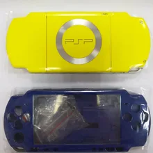 Синий черный цвет для psp 2000 psp 2000 Замена игровой консоли полный корпус Оболочка Чехол с кнопками комплект
