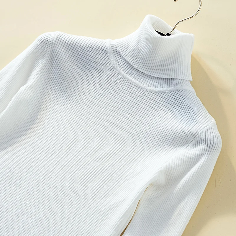 Пуловер, водолазка, свитер Для женщин Классическая однотонная тонкий Повседневное Топы вязаная одежда на осень женская зимняя одежда