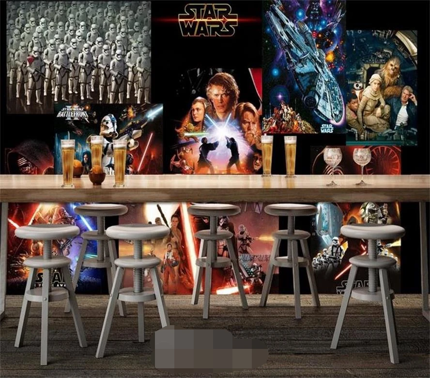 Star Wars Wall Murals compare prices on star wars 3d wall murals wallpaper- online Star Wars Wall Murals compare prices on star wars 3d wall murals wallpaper- online