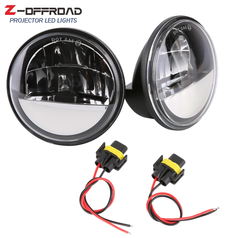 Черный 4 1/2 &quotled лампы ближнего света для Электра Glide Road King круглый 5 дюймов