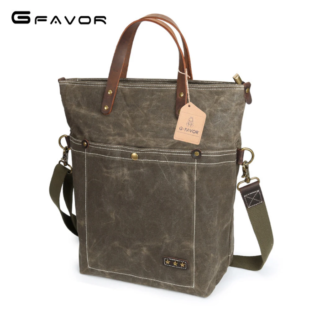

Man Water-poof Wax Oil Canvas Bag Retro Inclined Shoulder Bag Travel Walking Single Shoulder Bag Trend Woman Satchel Handbag