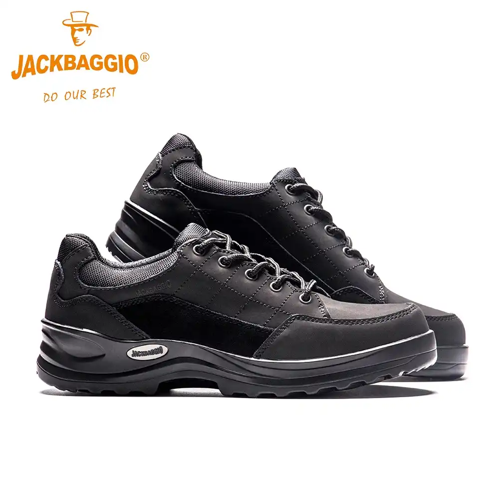 Waterproof work shoes steel top cap 