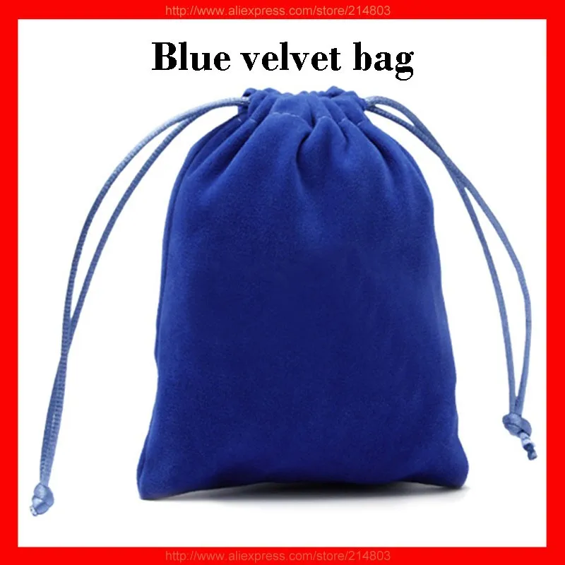 blue velvet bag